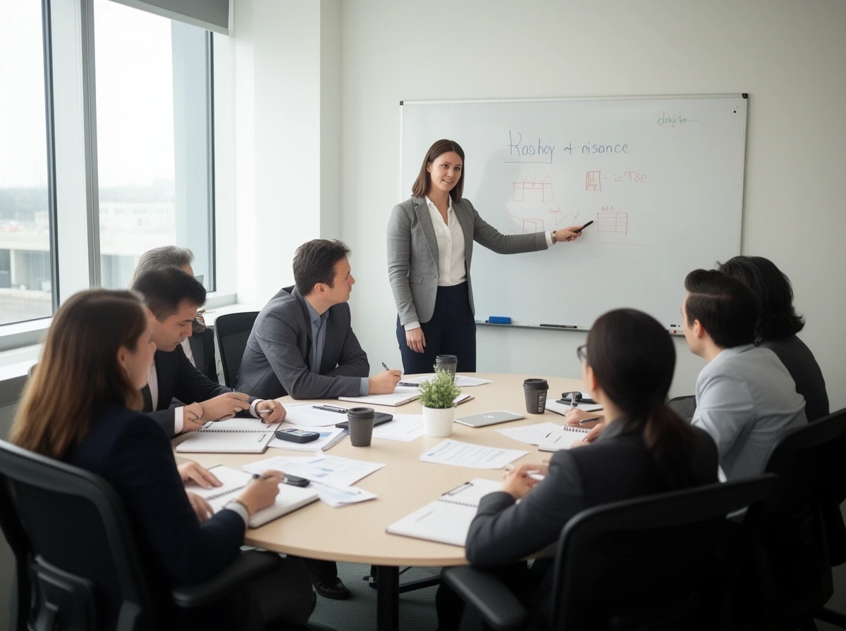 交渉スピーチのトレーニング風景